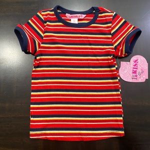 1st Kiss Girls Short Sleeve Shirt Size 7/8
